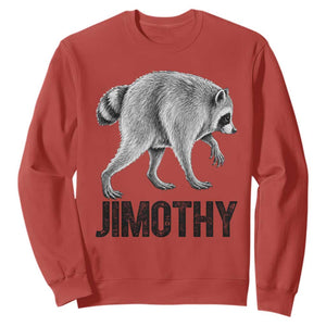 Viral Seattle Jimothy the Raccoon Sweatshirt Vintage Trash Panda Meme Graphic TS02 Red Print Your Wear