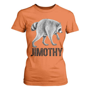 Viral Seattle Jimothy the Raccoon T Shirt For Women Vintage Trash Panda Meme Graphic TS02 Orange Print Your Wear