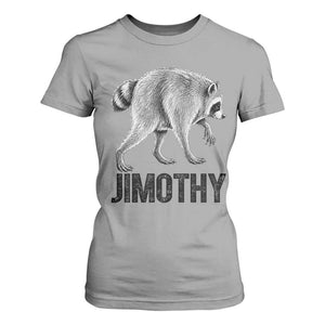 Viral Seattle Jimothy the Raccoon T Shirt For Women Vintage Trash Panda Meme Graphic TS02 Sport Gray Print Your Wear