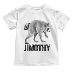 Viral Seattle Jimothy the Raccoon Toddler T Shirt Vintage Trash Panda Meme Graphic TS02 White Print Your Wear