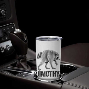 Viral Seattle Jimothy the Raccoon Tumbler Cup Vintage Trash Panda Meme Graphic