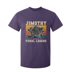Jimothy from Seattle WA Feral Legend Raccoon T Shirt For Kid Viral Trash Panda Retro Sunset Strip Graphic TS02 Purple Print Your Wear
