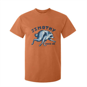 Rock On Jimothy the Raccoon Blue Graphic T Shirt For Kid Vintage Viral Seattle Trash Panda TS02 Orange Print Your Wear