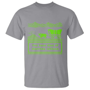 Retro 8-Bit Pixel 80s Game Over Parody Graphic T Shirt You Have Died Of Diarrhea Lettuce