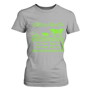 Retro 8-Bit Pixel 80s Game Over Parody Graphic T Shirt For Women You Have Died Of Diarrhea Lettuce