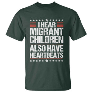 I Hear Migrant Children Also Have Heartbeats T Shirt Vintage Stars Human Rights Social Justice