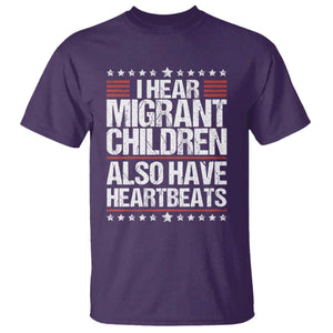 I Hear Migrant Children Also Have Heartbeats T Shirt Vintage Stars Human Rights Social Justice