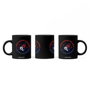 I Hear Migrant Children Also Have Heartbeats Coffee Mug Patriotic Red White Blue Floral Human Rights