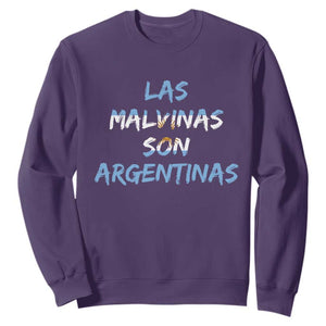 Patriotic Las Malvinas Son Argentinas Flag Sweatshirt Argentine Heritage Sun of May Argentina Sovereignty
