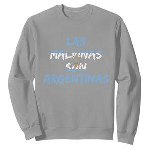 Patriotic Las Malvinas Son Argentinas Flag Sweatshirt Argentine Heritage Sun of May Argentina Sovereignty