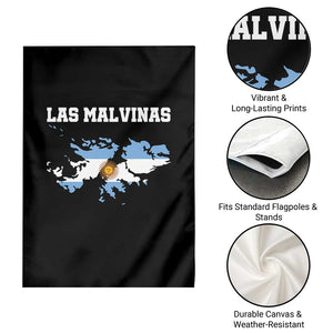Las Malvinas Island Map Flag Graphic Garden Flag Patriotic Sovereignty Argentine Heritage Sun of May Pride