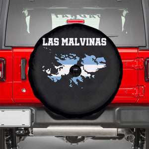 Las Malvinas Island Map Flag Graphic Spare Tire Cover Patriotic Sovereignty Argentine Heritage Sun of May Pride