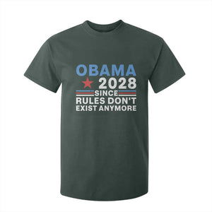 Obama 2028 Since Rules Dont Exist Anymore T Shirt For Kid Political Satire Red White and Blue