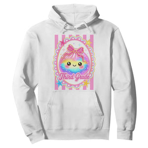 Kawaii Third Grade Glitter Dumpling Printed Graphic Hoodie Cute First Day Back To School for Students Teachers