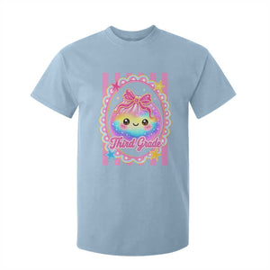 Kawaii Third Grade Glitter Dumpling Printed Graphic T Shirt For Kid Cute First Day Back To School for Students Teachers