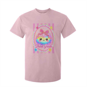 Kawaii Third Grade Glitter Dumpling Printed Graphic T Shirt For Kid Cute First Day Back To School for Students Teachers