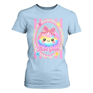 Kawaii Third Grade Glitter Dumpling Printed Graphic T Shirt For Women Cute First Day Back To School for Students Teachers