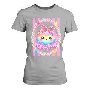 Kawaii Third Grade Glitter Dumpling Printed Graphic T Shirt For Women Cute First Day Back To School for Students Teachers