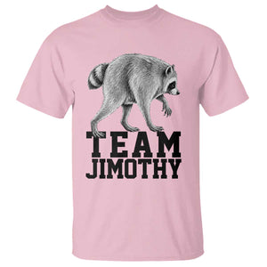 Team Jimothy Viral Seattle Raccoon T Shirt Vintage Trash Panda Meme Graphic TS02 Light Pink Print Your Wear