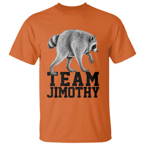 Team Jimothy Viral Seattle Raccoon T Shirt Vintage Trash Panda Meme Graphic TS02 Orange Print Your Wear