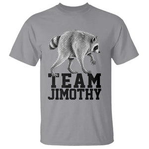 Team Jimothy Viral Seattle Raccoon T Shirt Vintage Trash Panda Meme Graphic TS02 Sport Gray Print Your Wear