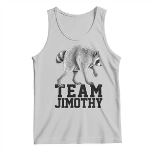 Team Jimothy Viral Seattle Raccoon Tank Top Vintage Trash Panda Meme Graphic