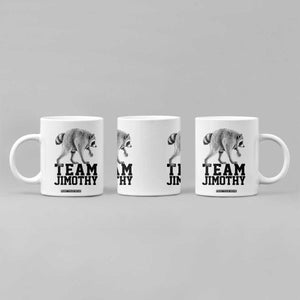 Team Jimothy Viral Seattle Raccoon Coffee Mug Vintage Trash Panda Meme Graphic