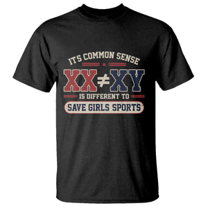 Save Girls Sports XX Does Not Equal XY T Shirt Biological Science Vintage Varsity Athletic Graphic