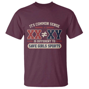 Save Girls Sports XX Does Not Equal XY T Shirt Biological Science Vintage Varsity Athletic Graphic