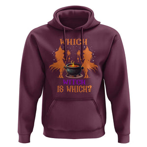 Halloween Witch Hoodie One More Chapter Book Of Spells Witchcraft TS02 Maroon Print Your Wear