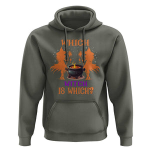 Halloween Witch Hoodie One More Chapter Book Of Spells Witchcraft TS02 Military Green Print Your Wear