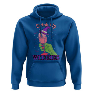 Drinking Witch Hoodie Drink Up Witches Wine Lover TS02 Royal Blue Print Your Wear