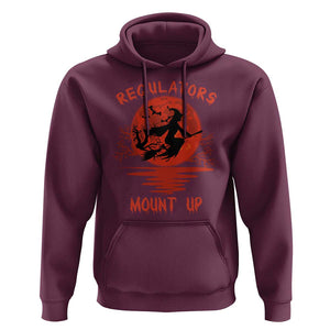 Halloween Witch Hoodie Regulators Mount Up TS02 Maroon Print Your Wear