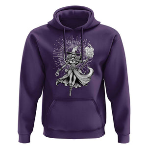 Witch Hoodie Black Gothic TS02 Purple Print Your Wear