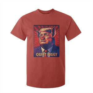 Quiet Piggy Sarcastic Trump T Shirt For Kid Funny Pig Political Satire TS02 Red Print Your Wear