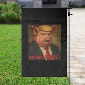 Quiet Piggy Surreal Pig Trump Meme Garden Flag Political Satire Parody TS02 Print Your Wear