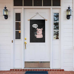 Quiet Piggy Funny Sarcastic Pig Garden Flag Political Satire Humor Free Speech TS02 Print Your Wear