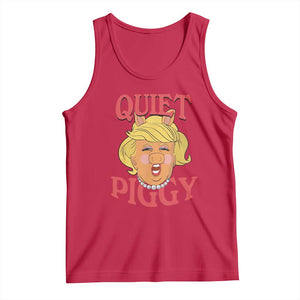 Quiet Piggy Drag Parody Tank Top Funny Miss Piggy Trump TS02 Red Print Your Wear