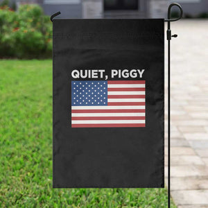 Quiet Piggy Patriotic Meme Garden Flag Satirical USA Flag Free Speech TS02 Print Your Wear
