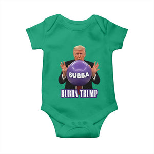 Bubba Trump Blowing Balloon Meme Baby Onesie Funny Political Scandal Parody for Viral Humor Fans TS02 Irish Green Print Your Wear