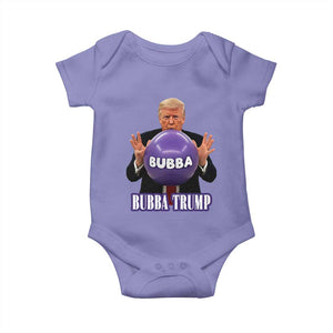 Bubba Trump Blowing Balloon Meme Baby Onesie Funny Political Scandal Parody for Viral Humor Fans TS02 Violet Print Your Wear