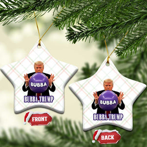 Bubba Trump Blowing Balloon Meme Ceramic Ornament Funny Political Scandal Parody for Viral Humor Fans TS02 Print Your Wear