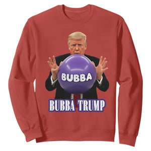 Bubba Trump Blowing Balloon Meme Sweatshirt Funny Political Scandal Parody for Viral Humor Fans TS02 Red Print Your Wear