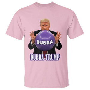 Bubba Trump Blowing Balloon Meme T Shirt Funny Political Scandal Parody for Viral Humor Fans TS02 Light Pink Print Your Wear