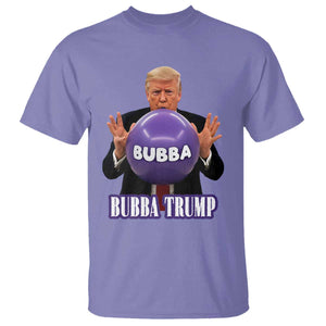 Bubba Trump Blowing Balloon Meme T Shirt Funny Political Scandal Parody for Viral Humor Fans TS02 Violet Print Your Wear