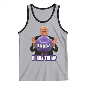 Bubba Trump Blowing Balloon Meme Tank Top Funny Political Scandal Parody for Viral Humor Fans TS02 Athletic Heather Black Print Your Wear