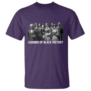 Legends of Black History T Shirt Civil Rights Leaders TS02 Purple Print Your Wear
