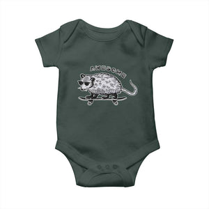 Funny Opossum Meme Baby Onesie Awesome Possum Cool 90s Retro Vintage Animal Lover TS02 Print Your Wear