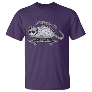Funny Opossum Meme T Shirt Awesome Possum Cool 90s Retro Vintage Animal Lover TS02 Purple Print Your Wear