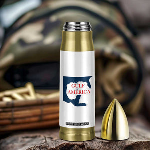 Trump America's Gulf Bullet Tumbler North America Map TS02 Print Your Wear